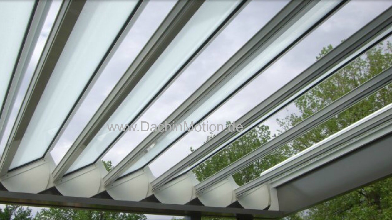 Dachlamellen für Glasdächer wie Empfangshallen